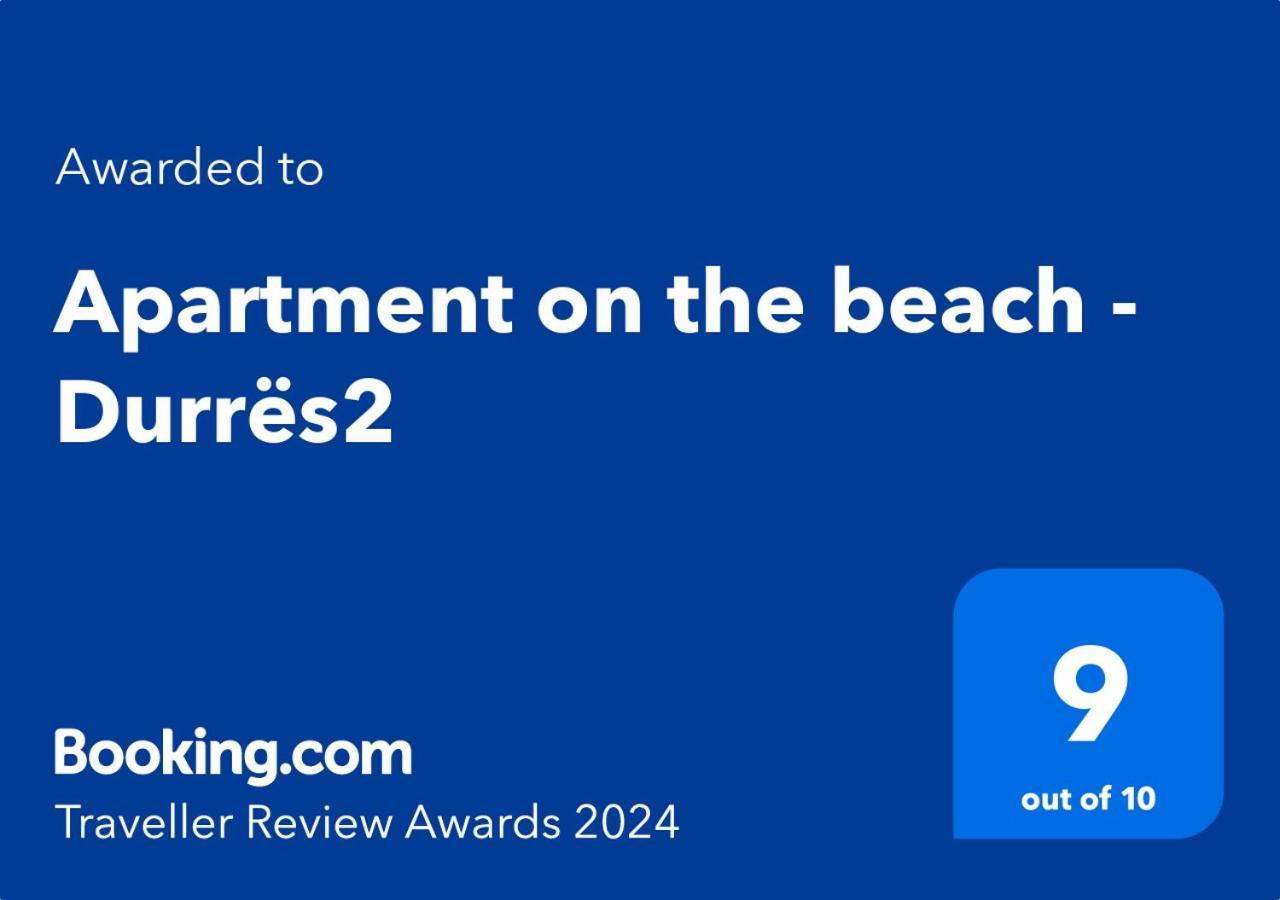 Sea View-Apartment On The Beach - Durrs2 Durrës 외부 사진