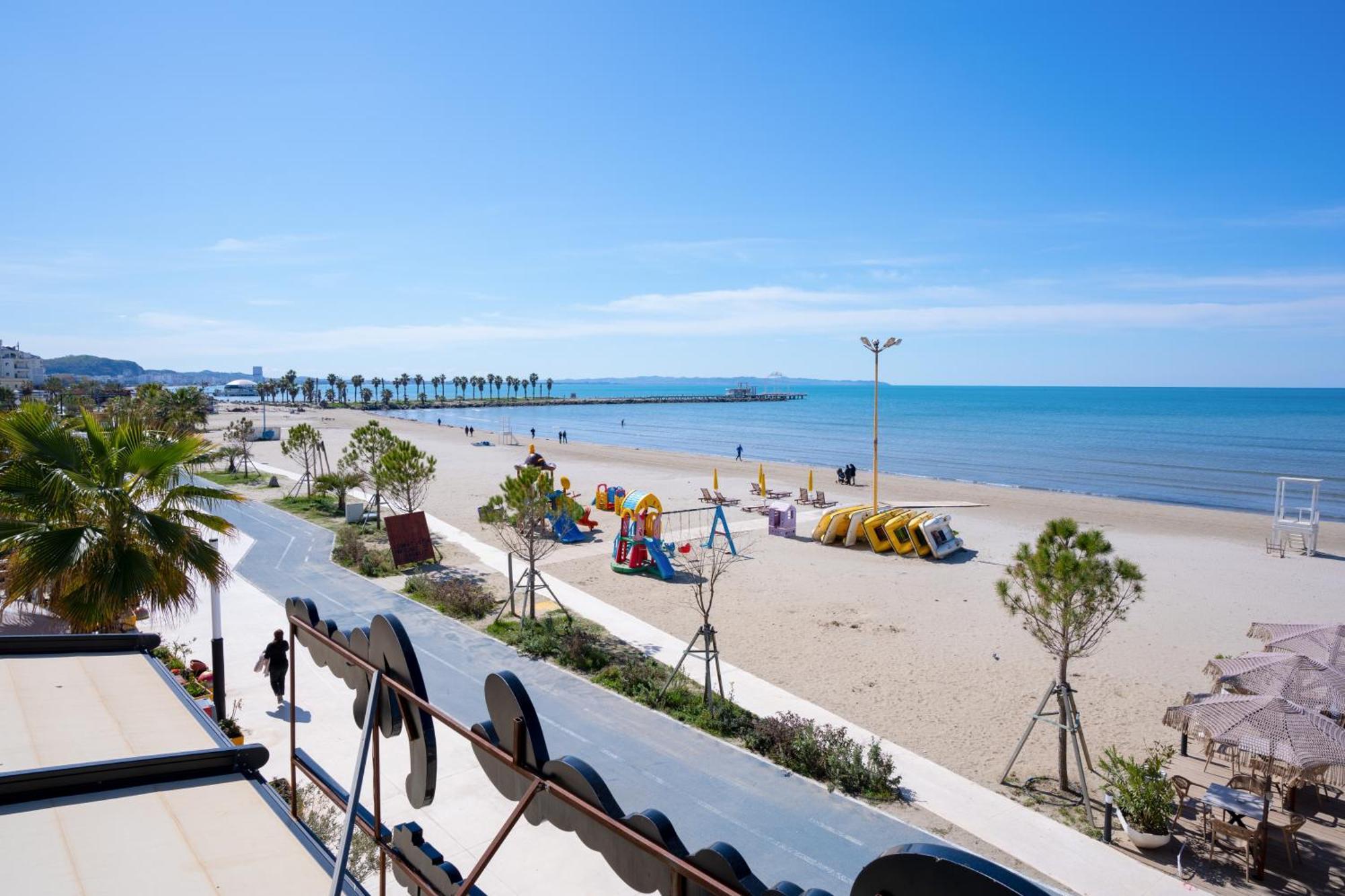 Sea View-Apartment On The Beach - Durrs2 Durrës 외부 사진